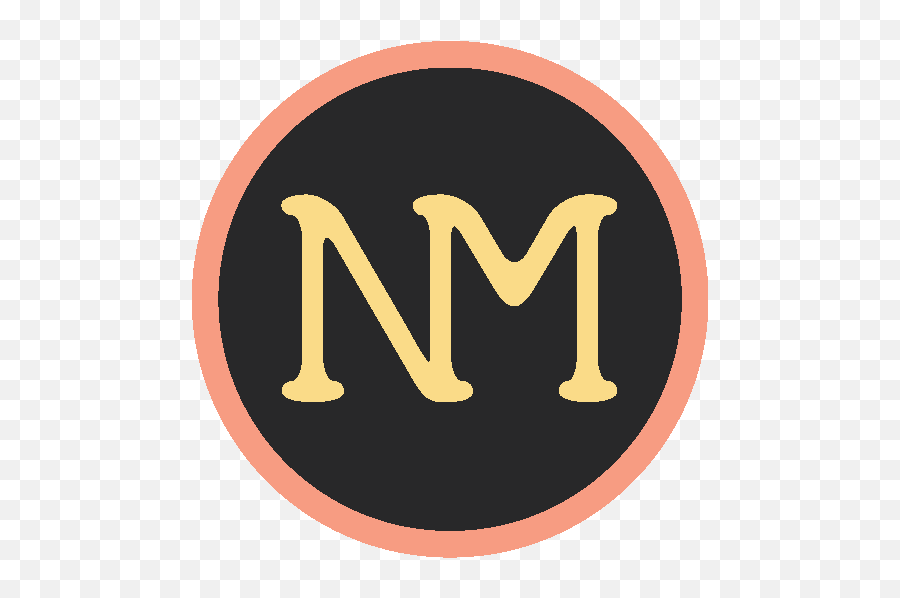 Natalie M Design Natalie Maciukenas Graphic Designer Emoji,M Logo Design