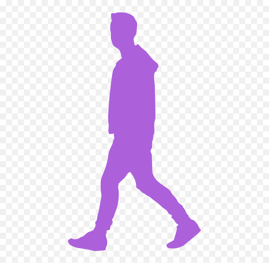 Man Walking Silhouette - Free Vector Silhouettes Creazilla Emoji,Person Walking Silhouette Png