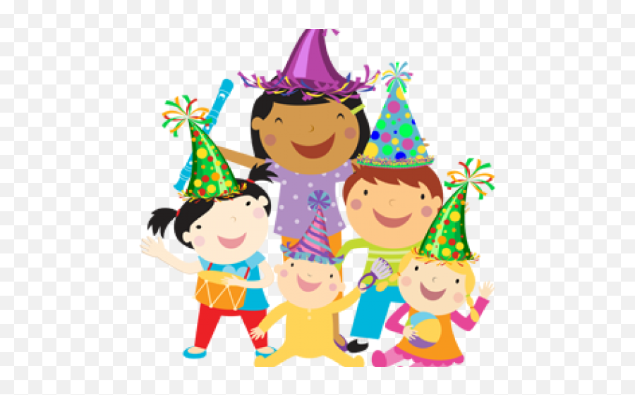 Birthday Hat Clipart Childrens Party - Kindermusiek Logo Kids With Party Hat Clipart Emoji,Party Hat Clipart