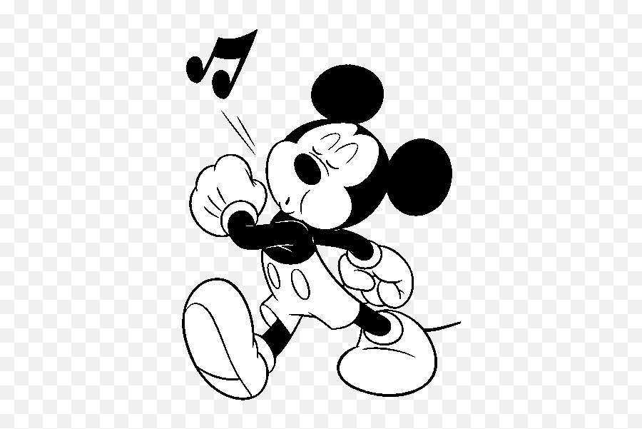 Colorful Cartoon Coloring Pages Disney Mickey Mouse Emoji,Whistle Clipart Black And White