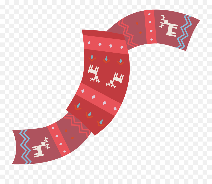 Christmas Scarf Clipart Free Download Transparent Png - Christmas Scarf Transparant Emoji,Scarf Clipart