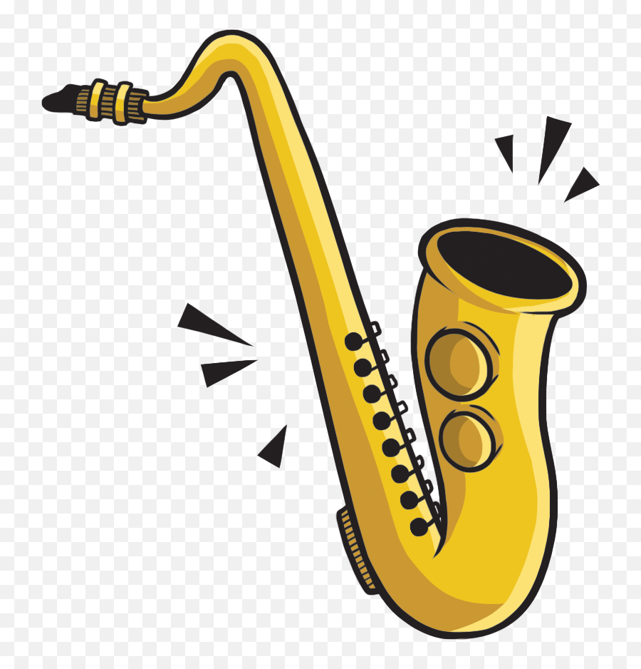 Sax Clipart - Mardi Gras Saxophone Clipart Emoji,Saxophone Clipart