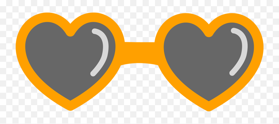 Vector Clipart Sunglasses - Clip Art Sun Glasses Png Heart Sunglasses Clipart Emoji,Pixel Sunglasses Png