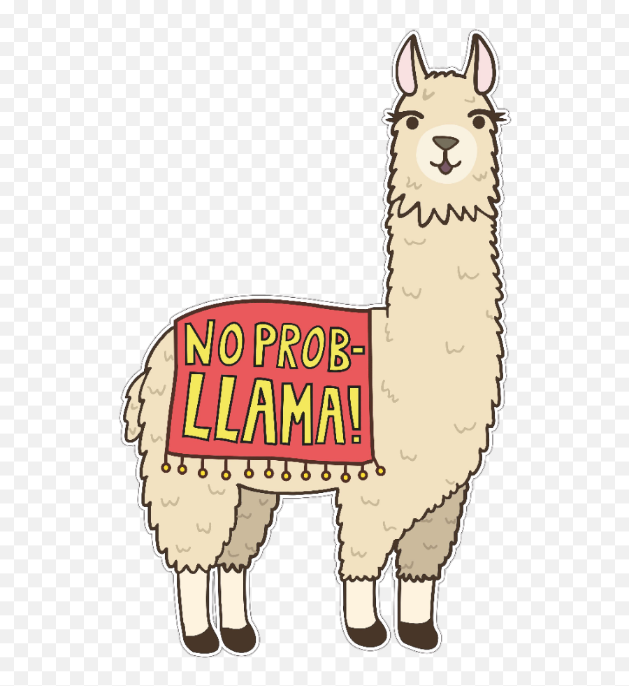 Llama Clipart Picsart - Transparent Transparent Background Llama Clipart Emoji,Llama Clipart