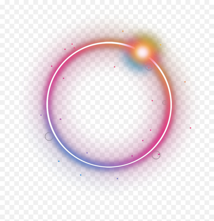 Glow Clipart Circle - Glowing Transparent Circle Outline Emoji,White Glow Png