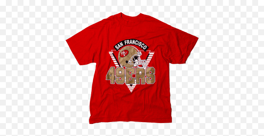 Vintage San Francisco 49ers T - Shirt Emoji,Sf 49 Ers Logo