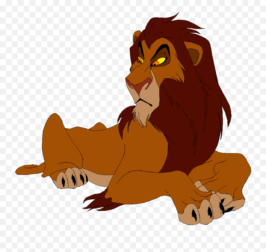 Download Hd Mufasa Transparent Background - Scar Lion King Transparent Lion King Mufasa Emoji,Lion Transparent Background