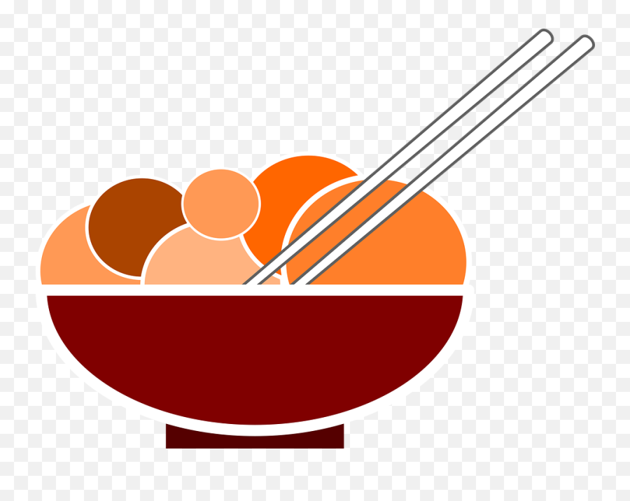 Chopsticks Clipart Chinese Food - Clipart Chinese Food Png Emoji,Chinese Food Clipart