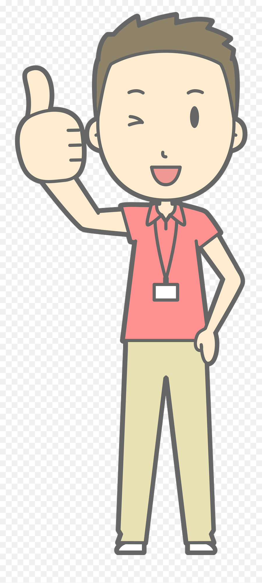 Car Dealer Is Giving Thumbs Up Clipart - Man Thumbs Up Clipart Emoji,Good Clipart