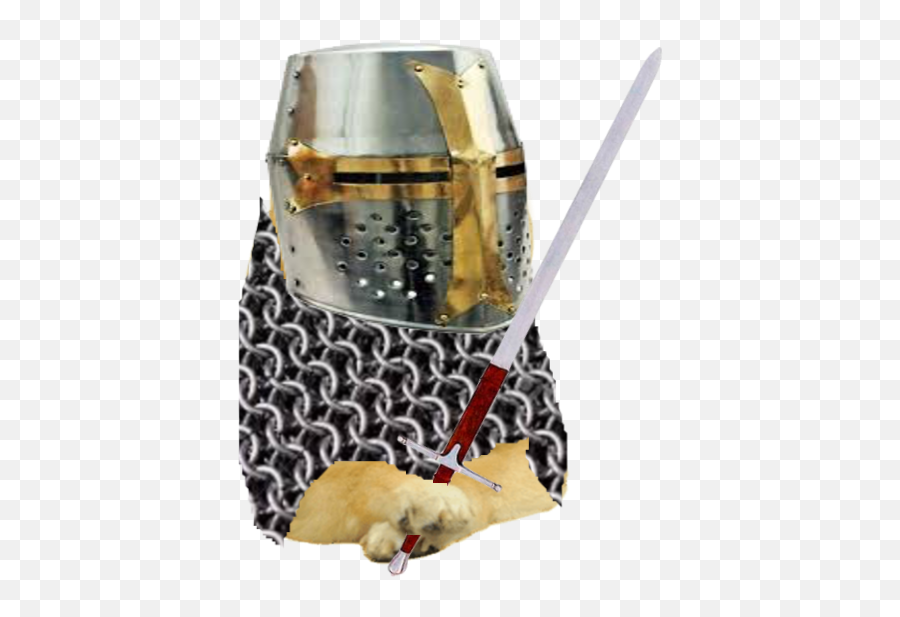 Le Crusader Has Arrived Rdogelore Ironic Doge Memes - Crusader Helmet For Sale Emoji,Crusader Helmet Png