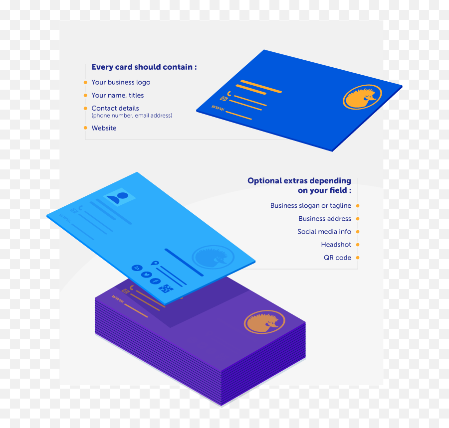 How To Make Business Cards - Vertical Emoji,Business Card Logo