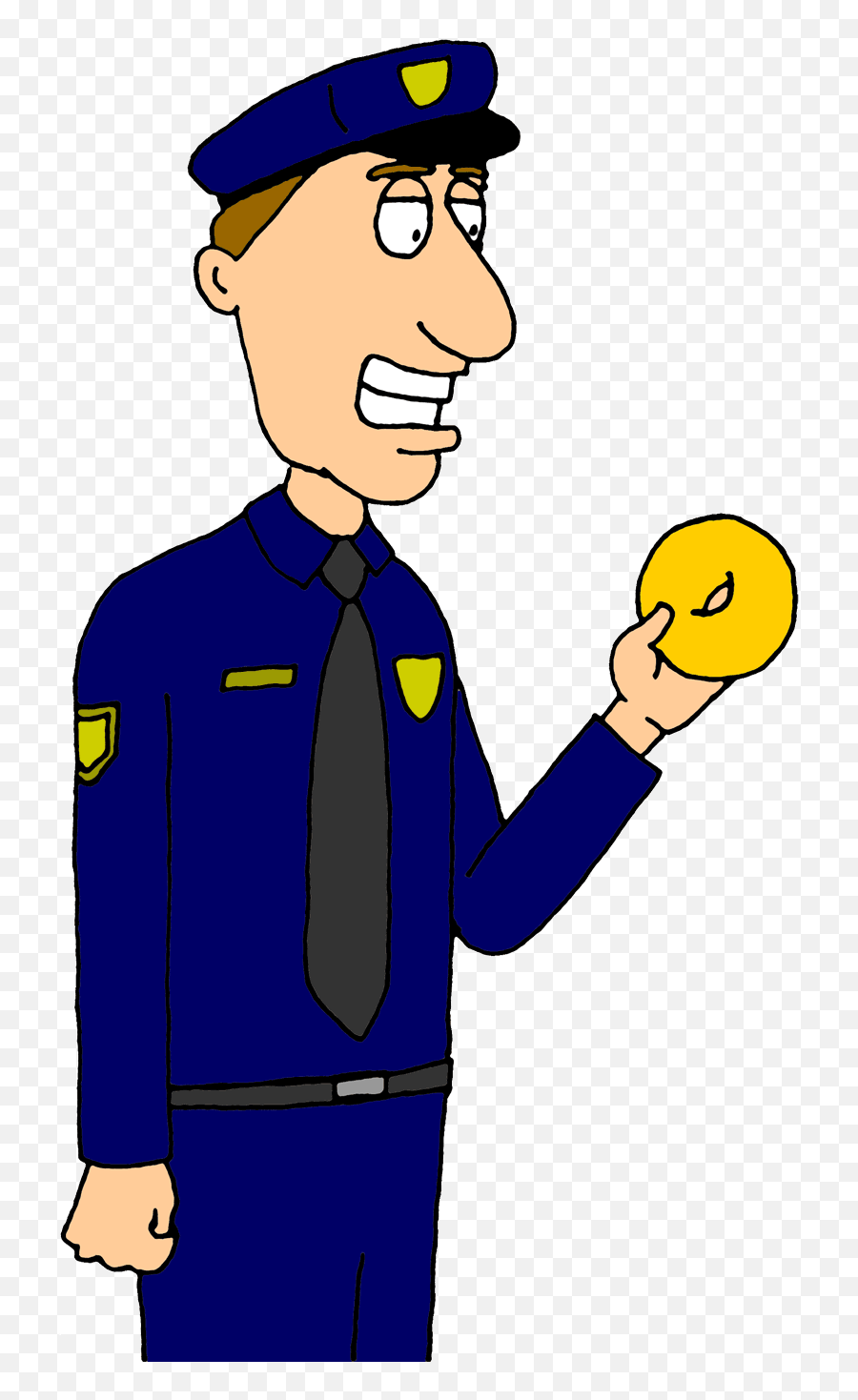 Police Officer Clip Art 3 Image 4 - Cop Eating Donut Png Emoji,Police Clipart