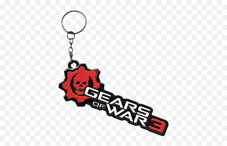 Metal Keychain Ideal Gift - Gears Of War Text Emoji,Gears Of War Logo