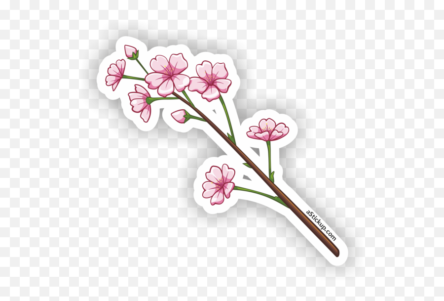 Flowers U2013 A Stickup Emoji,Cherry Blossom Branch Png