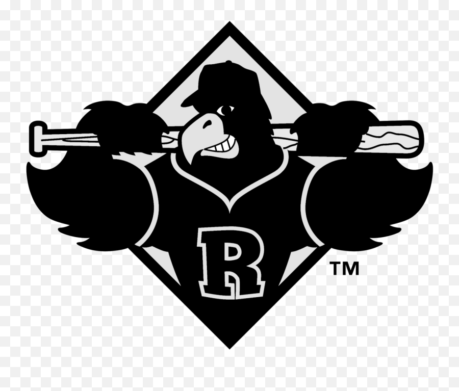 Rochester Red Wings Logo Black And - Rochester Red Wings Emoji,Wings Logo
