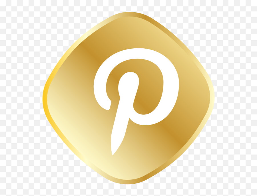 Pinterest Logo Png - Golden Icon Emoji,Pinterest Logo Png
