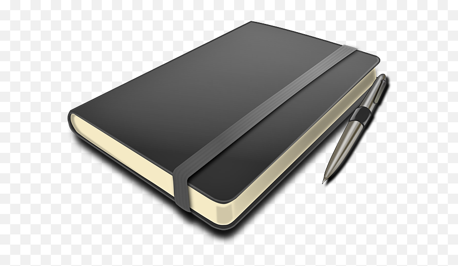 Download Agenda Em Png - Black Notebook Png Emoji,Agenda Clipart