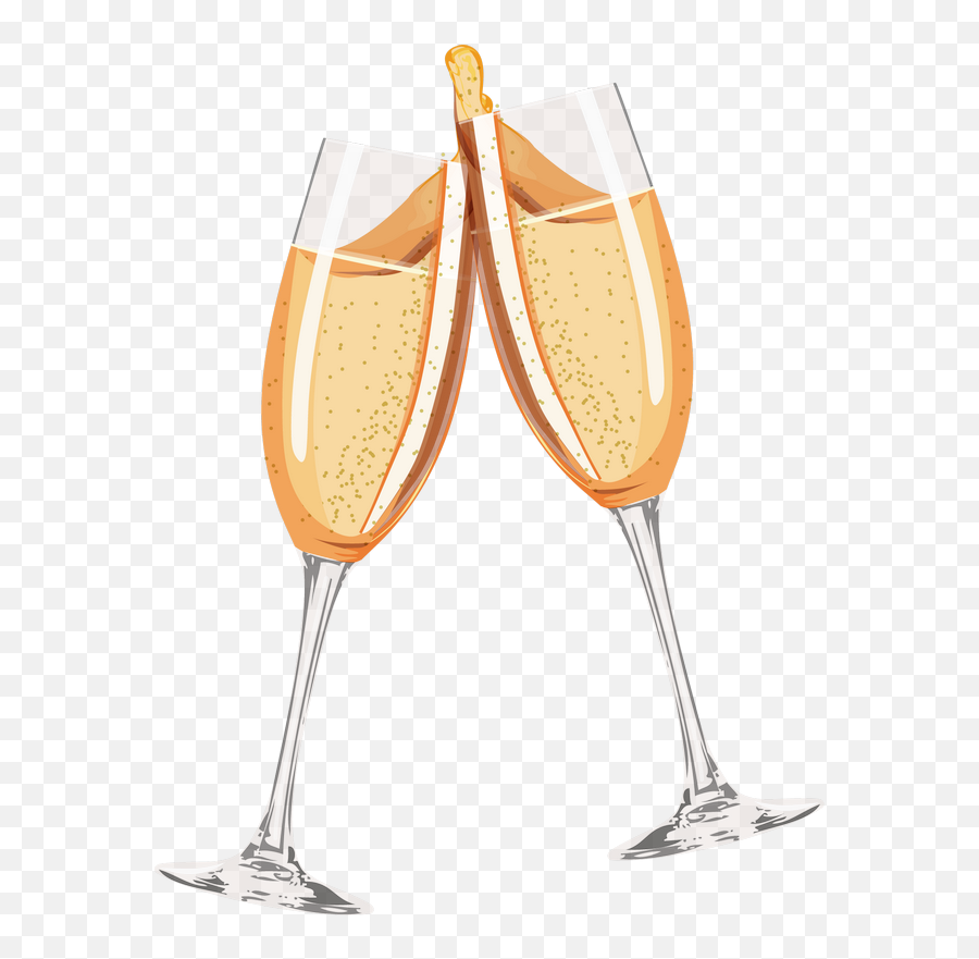 Download Hd Champagne Glass Clip Art - Cheers Champagne Glass Png Emoji,Cheers Clipart