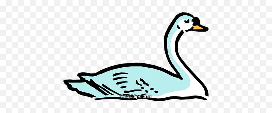 Cartoon Swan Royalty Free Vector Clip - Dot Emoji,Swan Clipart