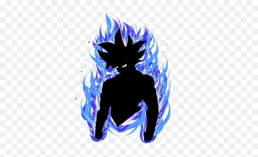 Dragon Ball Z Anime Tshirt India Goku Ultra Instinct - Ultra Instinct Goku Silhouette Emoji,Goku Hair Png