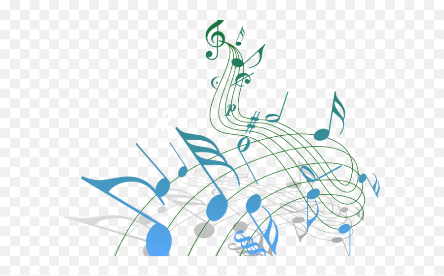 Download Hd Song Clipart Music Notation - Dibujos De Musica En Png Emoji,Song Clipart