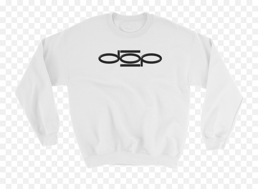Dop Printed Logo Crew Neck Sweatshirt - Long Sleeve Emoji,Printed Logo