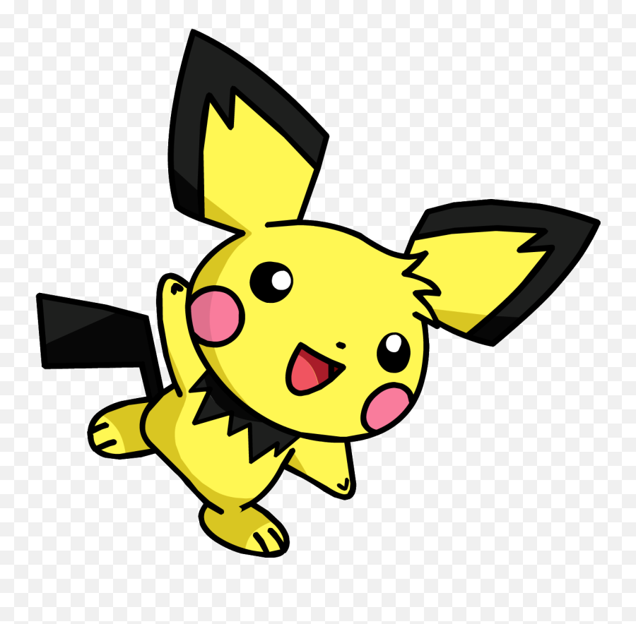 Download Pikachu And Pichu - Anime Baby Pikachu Emoji,Pichu Png