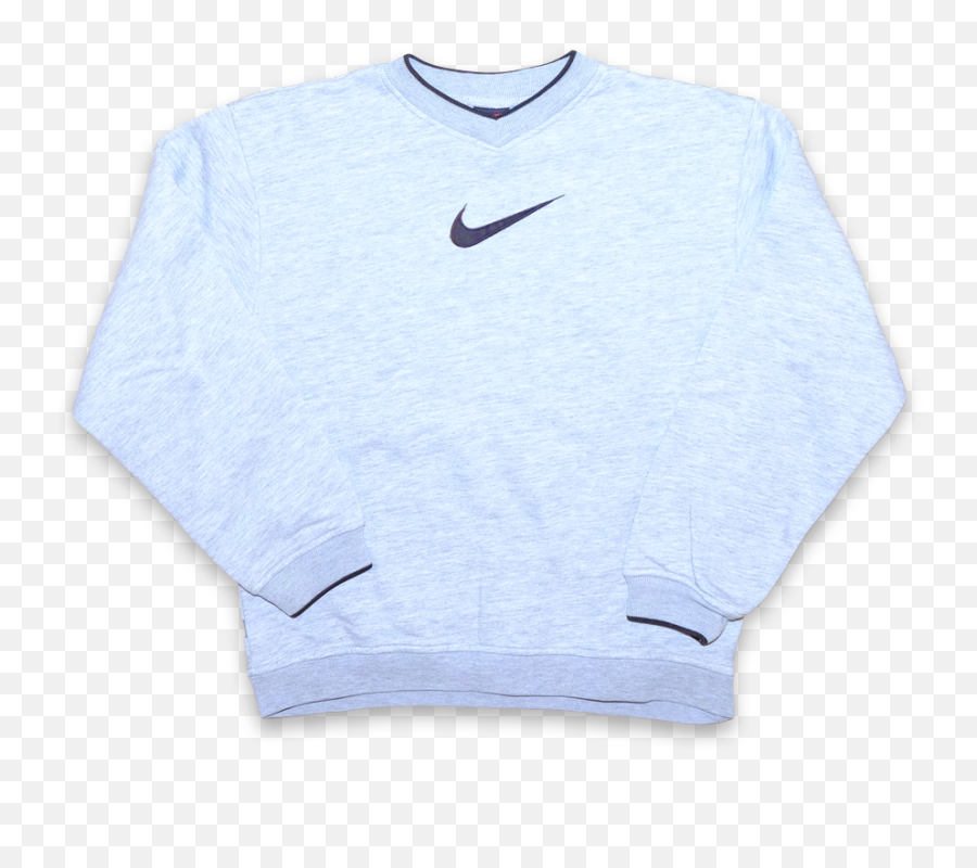 Vintage Nike Swoosh Logo Sweatshirt - Long Sleeve Emoji,Nike Swoosh Logo