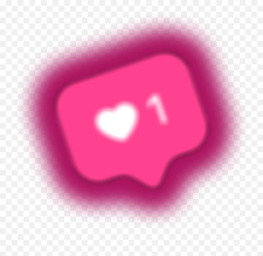 Download Instagram Neon Like Png Download - Tongue Png Neon Instagram Png Logo Emoji,Like Png
