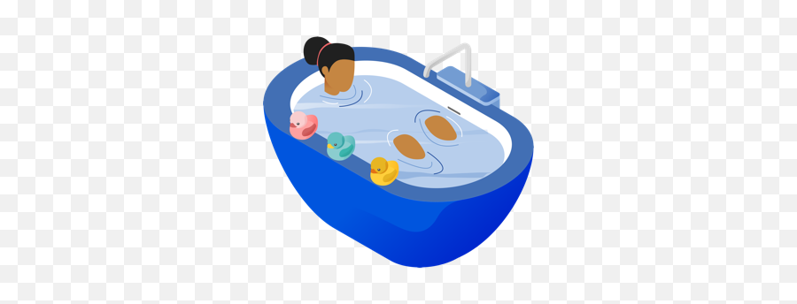 The Importance Of Self - Care Infographic Global Emoji,Bath Time Clipart