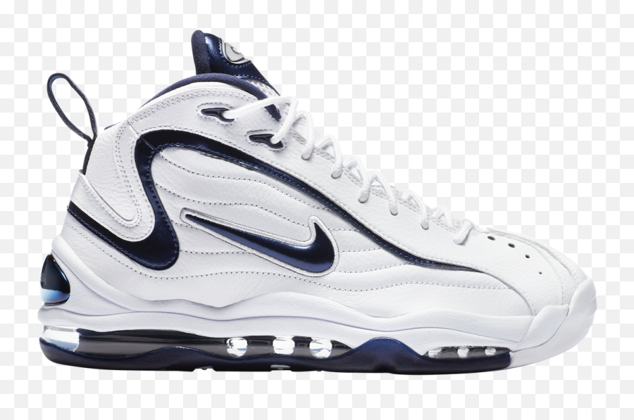 Nike Air Total Max Uptempo Midnight Navy Cz2198 - 100 Release Air Total Max Uptempo White Black Emoji,Nike Png