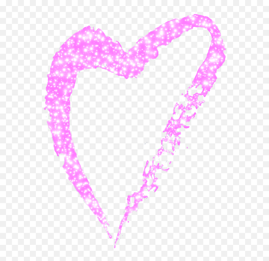 Hearts Heart Glittery Glitter Sparkle Sparkles - Transarent Background With Hearts On Side Emoji,Transparent Sparkles