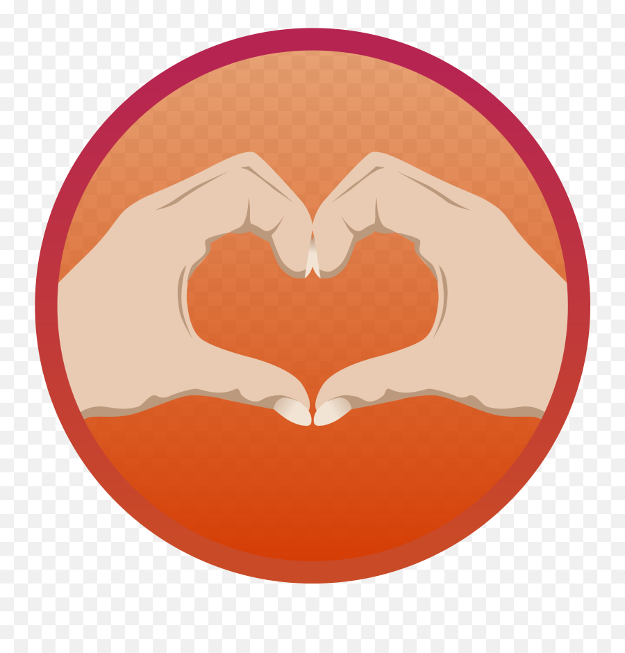 Heart Hand Vector Clipart Image - Mãozinhas Fazendo Formato Emoji,Hands Holding Heart Clipart