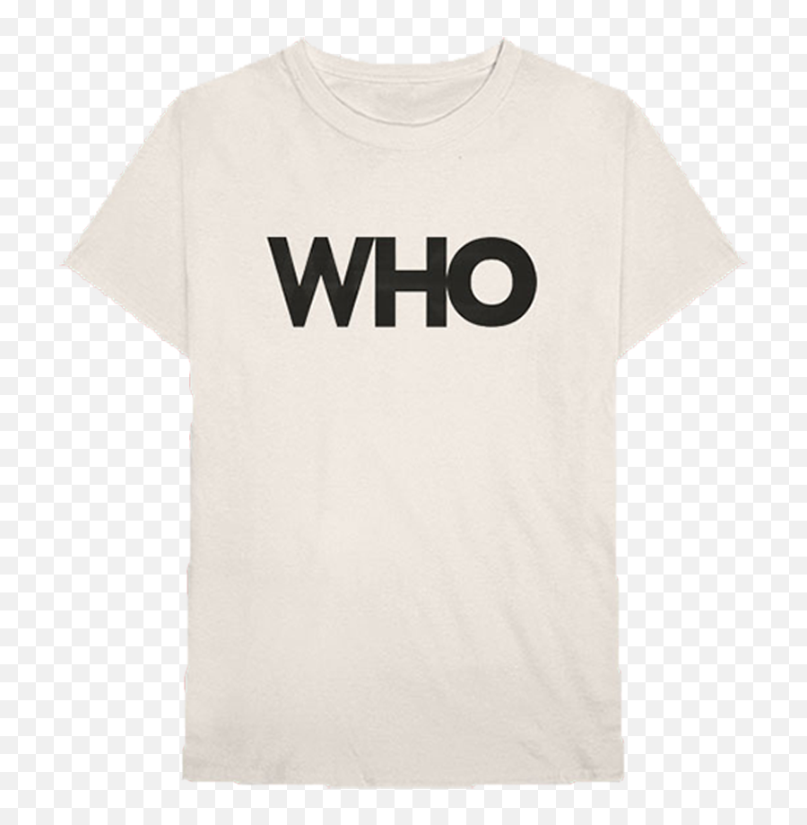 Who Album Logo T - Grey Emoji,The Who Logo