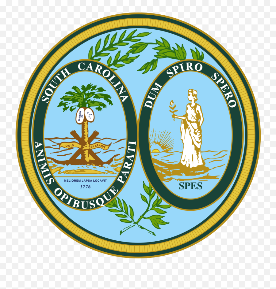 Seal Of South Carolina - South Carolina Seal Emoji,South Carolina Logo