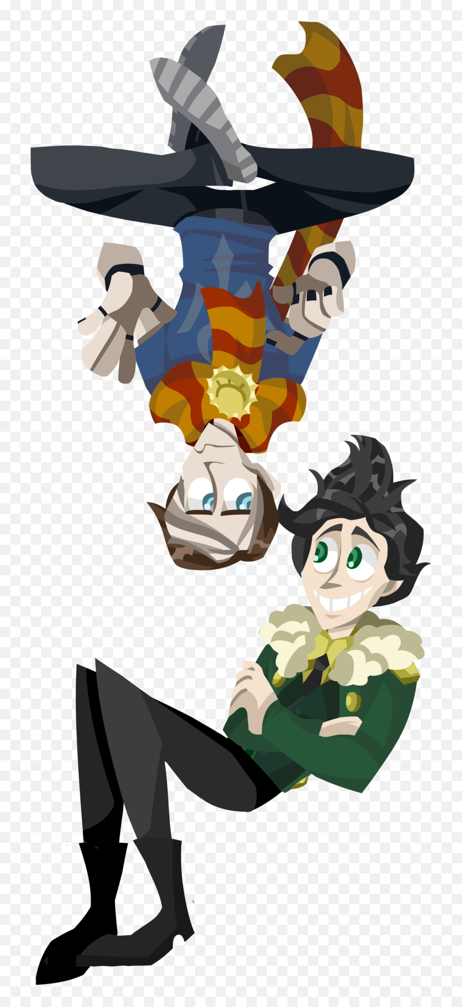 Wizard Frenemies - Cartoon Clipart Full Size Clipart Fictional Character Emoji,Wizard Clipart