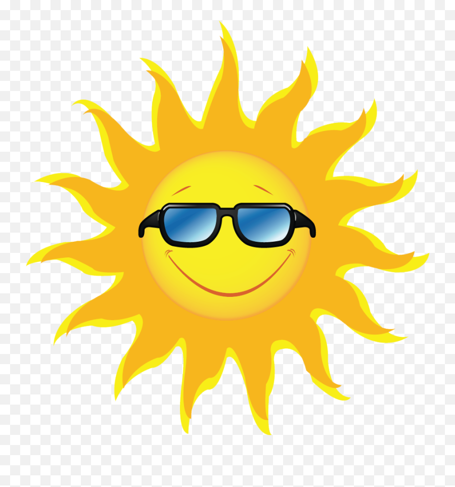 Sunshine Sun Clip Art Free Clipart - Sun Clip Art Gif Emoji,Free Clipart