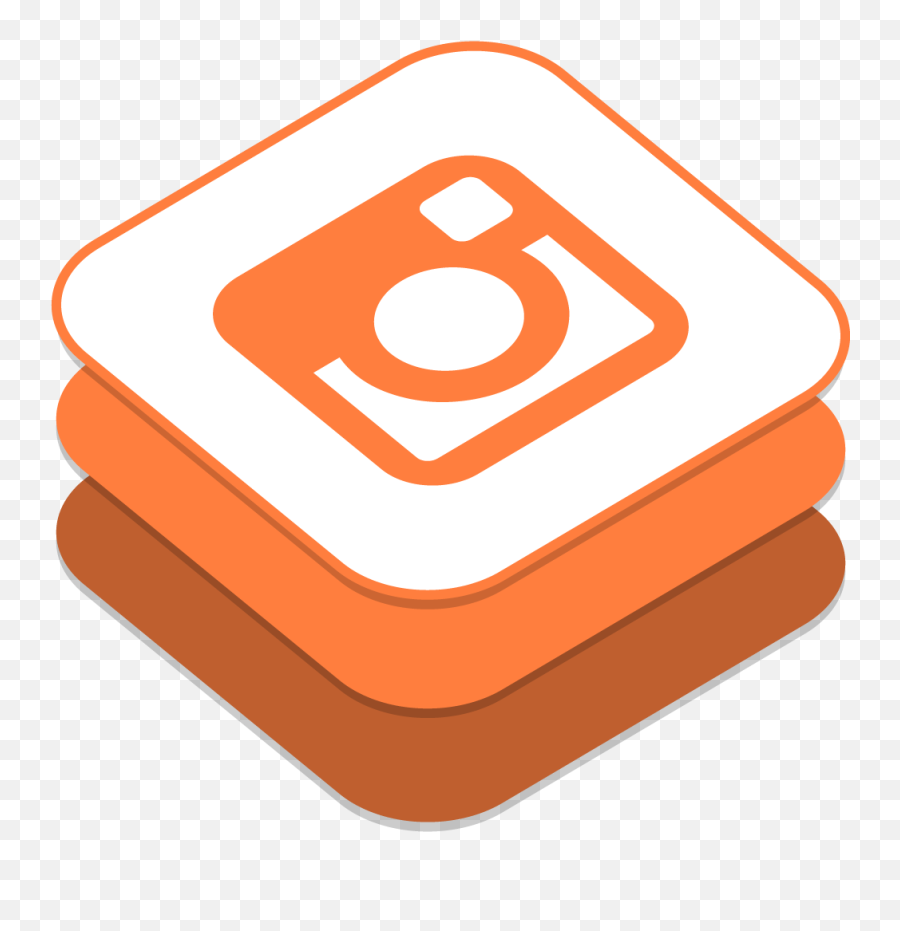 Instagram Icon - Orange Instagram Icon Ios Emoji,Instagram Icon Png