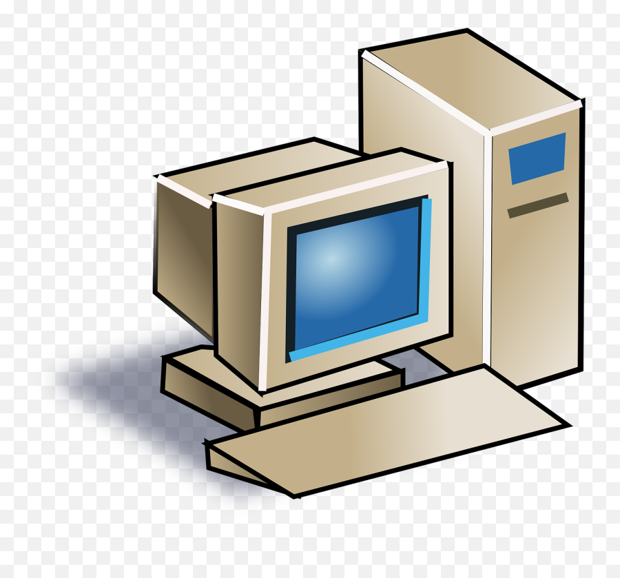 Old Computer Clipart - Old Computer Clipart Emoji,Old Computer Png