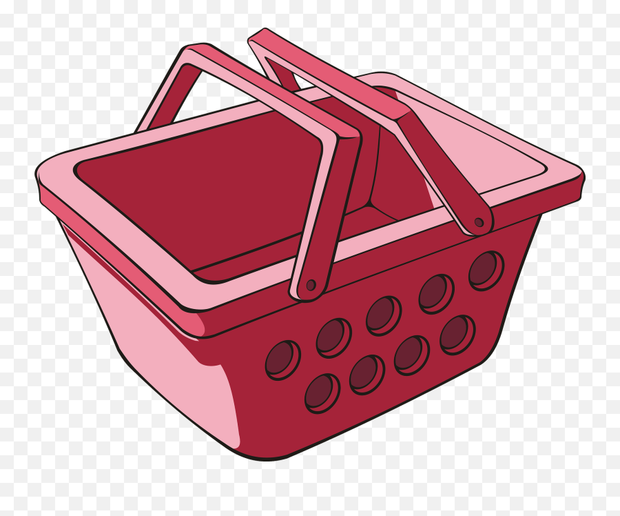 Angle Red Rectangle Png Clipart - Basket Emoji,Red Rectangle Png