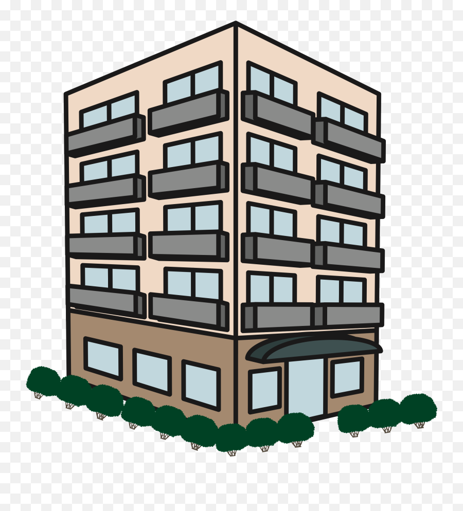 Free Building Clipart Png Download - Apartment Clipart Emoji,Building Clipart
