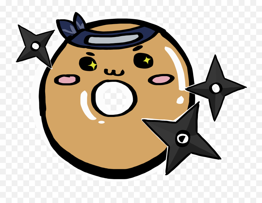 Chibi Ninja Bagel - Imgur Dot Emoji,Ninja Transparent