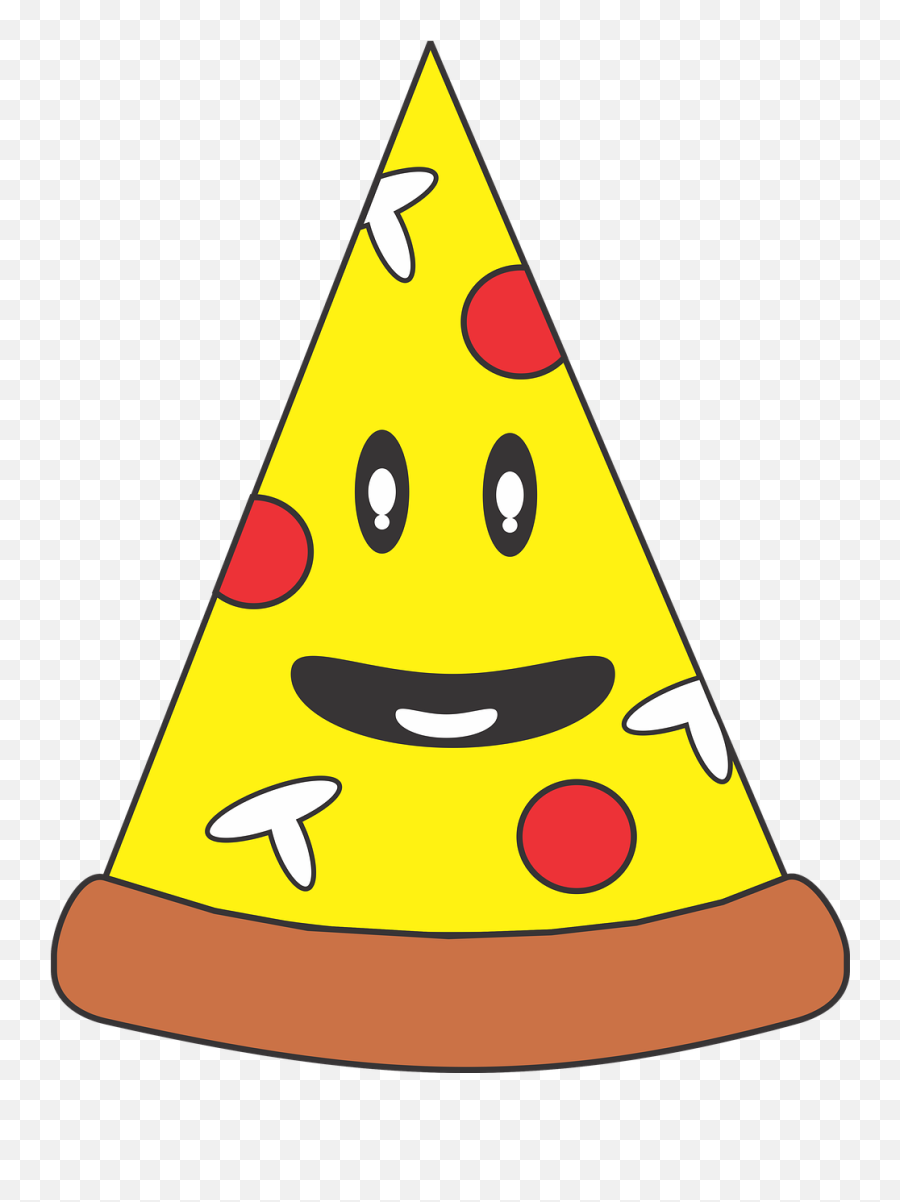 Pizza Cartoon Face - Pizza Cartoon Emoji,Pizza Cartoon Png