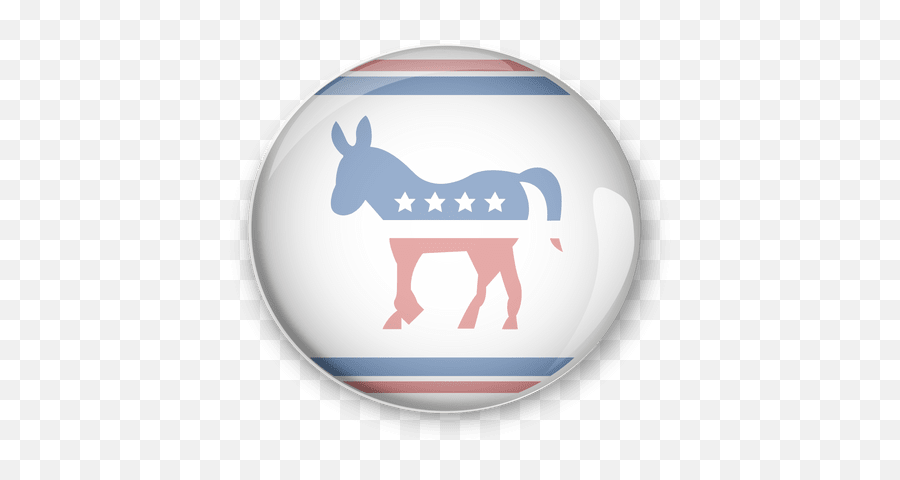 Usa Democrats Politic Vote Pin - Transparent Png U0026 Svg Emoji,Democrat Donkey Png