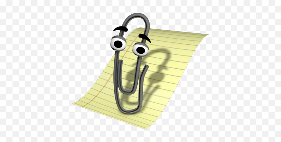 Microsoft Office Assistant Gif Emoji,Clippy Png