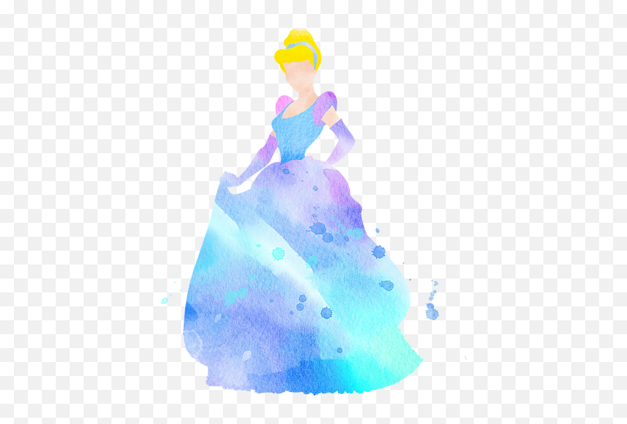 Cinderella Disney Princess Watercolor No Background Spiral Notebook Emoji,Disney Castle Silhouette Logo