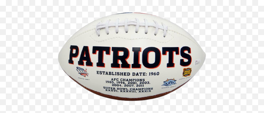Curtis Martin New England Patriots Signed New England Patriots Logo Football Jsa Coa Emoji,Old School Patriots Logo