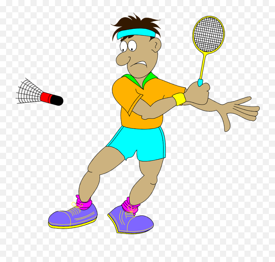 Playing Badminton Clip Art - Sport Png Gif Transparent Emoji,Badminton Clipart
