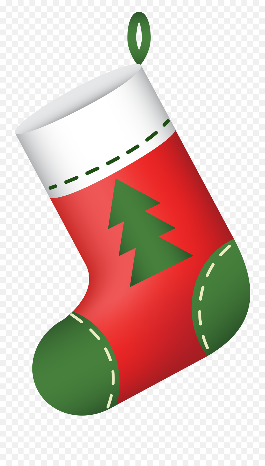 Transparent Christmas Stocking Clipart - Transparent Christmas Stocking Clipart Emoji,Stocking Clipart