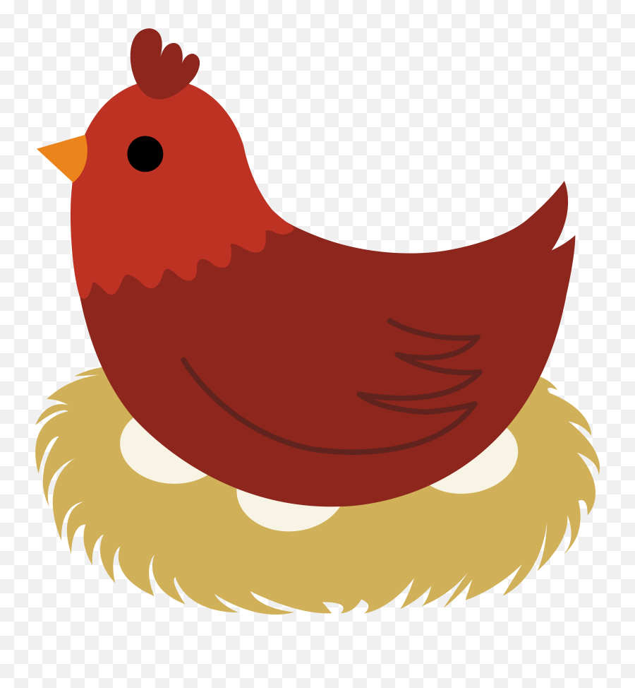 Nest Clipart - Hen Clip Art Emoji,Nest Clipart
